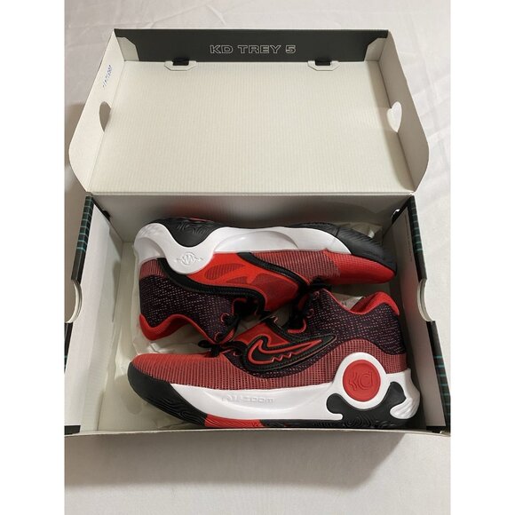 New Mens Size 8.5 - Nike KD Trey 5 X University Red Black DD9538 006 - Picture 1 of 16